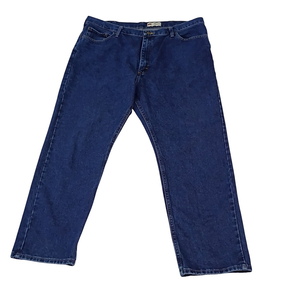 Wrangler Regular Fit Jeans Mens 40x30 Dark Wash Straight Leg‎ Denim 9TRGCMN